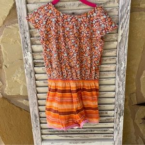 Matilda Jane (Brilliant Daydream) Sundown Romper - Size 4 - EUC.  L